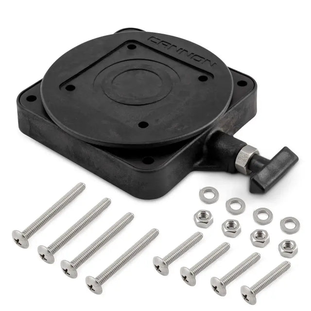 2207003 Cannon Low Profile Swivel Base - Downrigger Mount