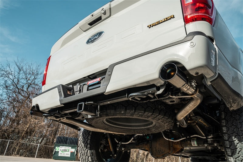 CORSA Performance 21185BLK Corsa 2021-2023 Ford F-150 SuperCrew/5.5ft Bed 3.5L V6 Sport Cat-Back Dual Rear Exit-Black PVD