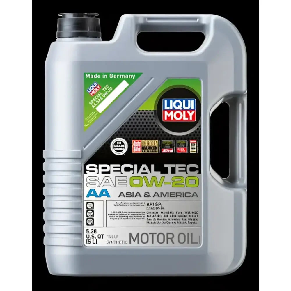 Liqui Moly Special Tec AA SAE 0W-20 motor oil in 2208 packaging, perfect for your engine