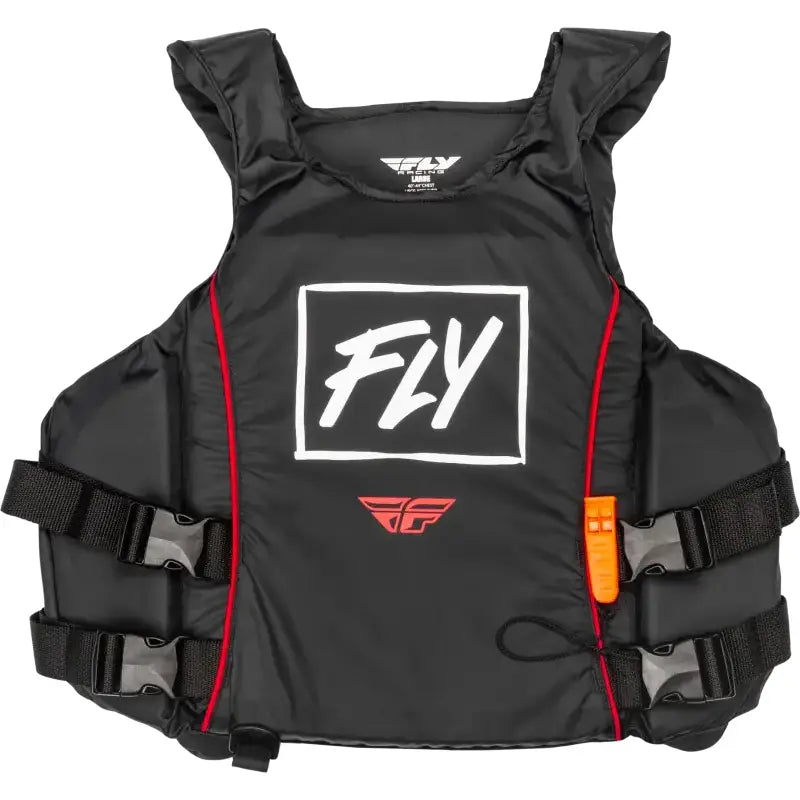 221-30300S Pullover Flotation Vest Black/White/Red Sm - Nylon Floatation