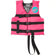 FLY RACING 221-30320 Child Flotation Vest Neon Pink/Teal