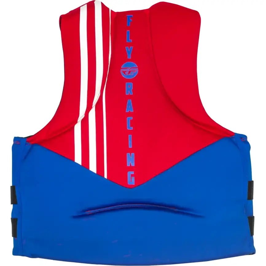 221-30402L Neoprene Flotation Vest Red/White/Blue Lg - Floatation