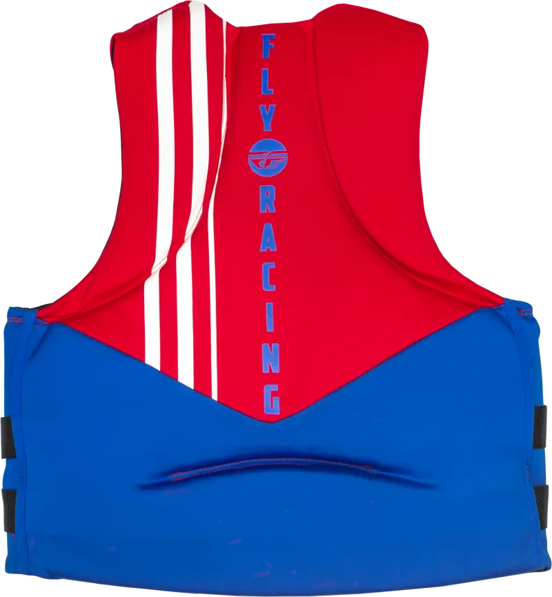 Red and blue neoprene floatation vest 221-30402XS Fly Racing XS size