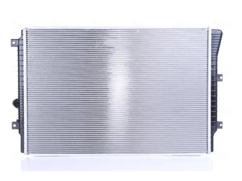 Denso radiator with plastic side tanks for perfect fit and cooling performance