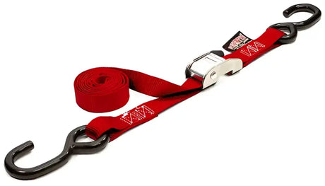22121 EACH Powertye Tie-Down Cam S-Hook 1"X144" Red Each 