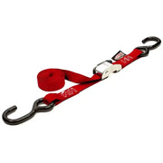 22121LOGO EACH Powertye Tie-Down Cam S-Hook 1 InchX12' Red Each - RV and Auto Parts