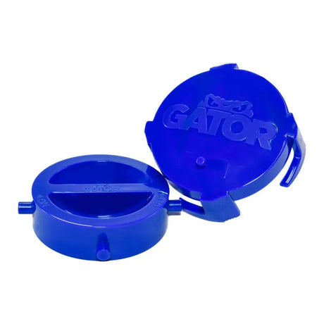 22191 Duraflex Gator Sewer Hose End Caps 2/Pack - Blue, Durable, Leak-Resistant Seal for RV.