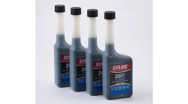 Four bottles of marine Sta-Bil fuel stabilizer for products marine engines