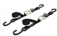22262 Powertye Tie-Down Cam S-Hook 1"X5.5' Black Pair 