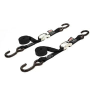 22262 Powertye Tie-Down Cam S-Hook 1"X5.5' Black Pair 