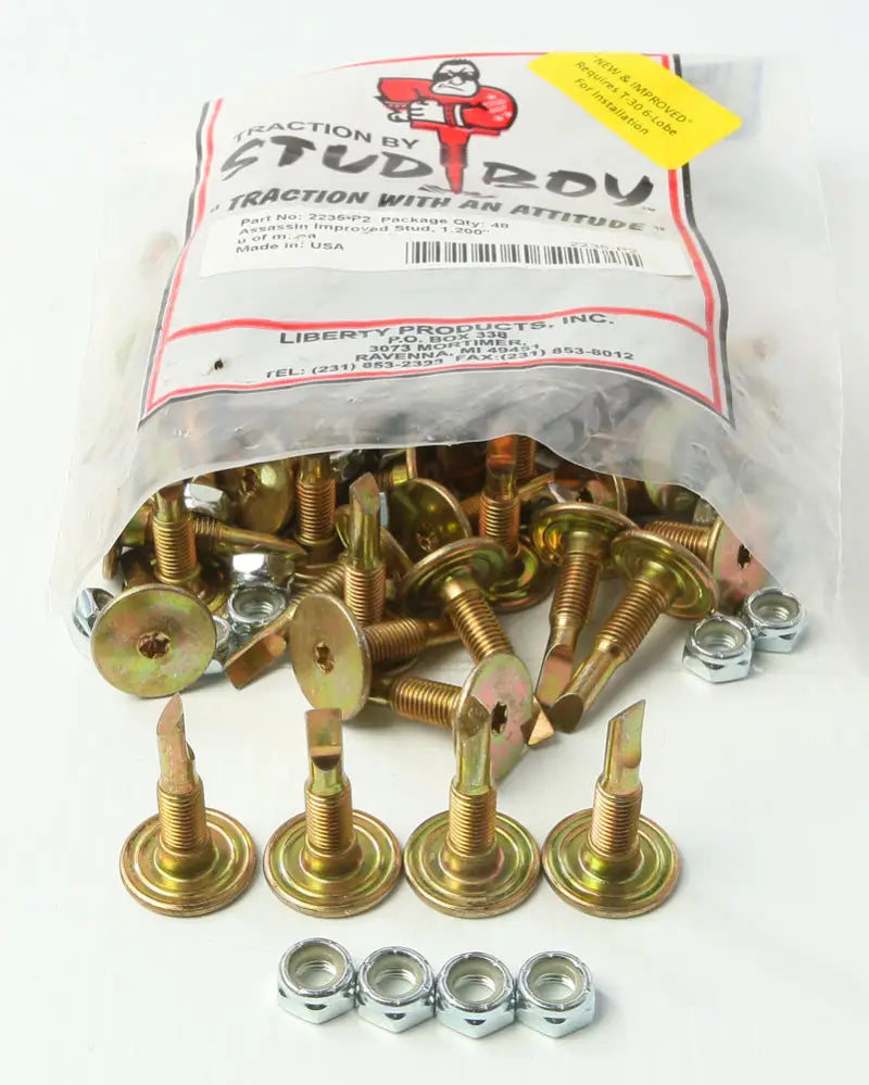 2235-P2 ASSaSSin Studs 1.2’’ 48/Pkg 5 - Assassins Improved Drag