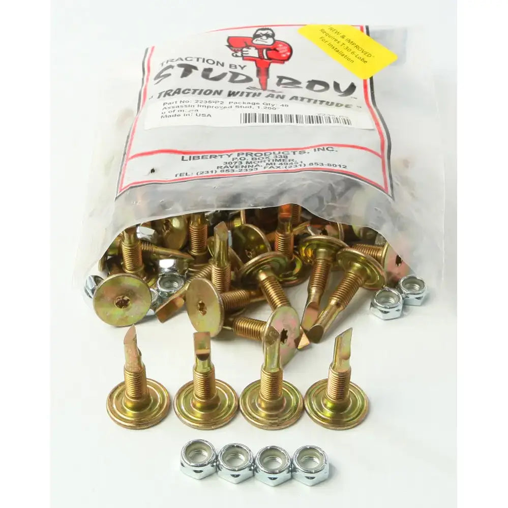 2235-P2 ASSaSSin Studs 1.2’’ 48/Pkg 5 - Assassins Improved Drag