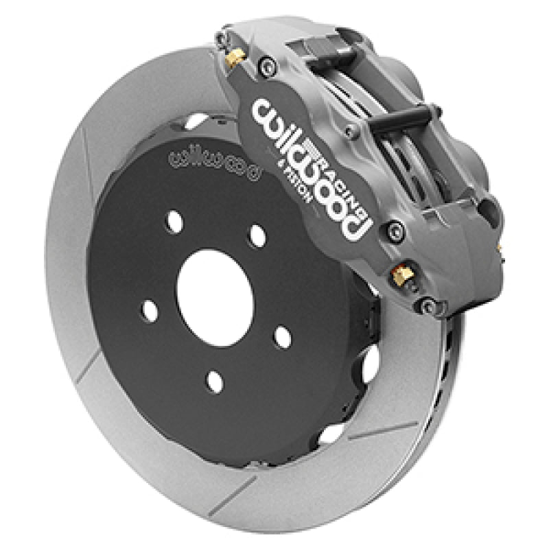 Wilwood 140-16848 Wilwood Superlite/ST 6 Piston Street Kit w/ 327mm x 28mm Slotted Rotor - Hard Ano