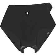 2253010001 Front Number Plate Black