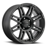 Matte black alloy wheel 226-8950SB+25 Ultra with 5-150 bolt pattern for 226-8950SB+25
