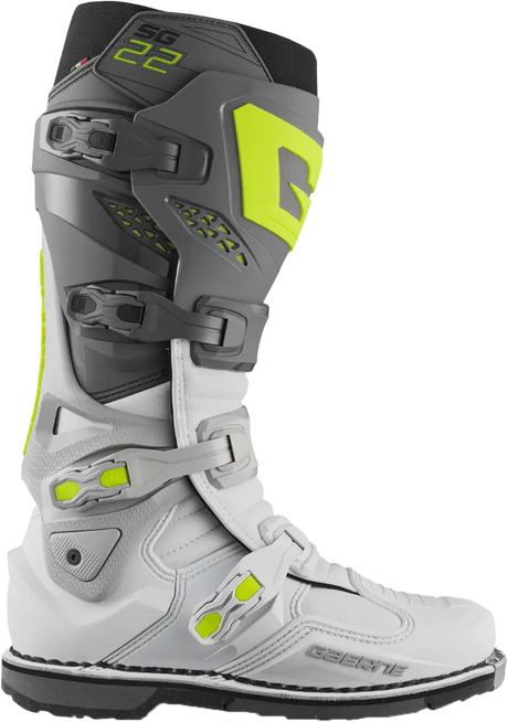 2262-017-42 Gaerne Sg-22 Boots Anthracite/White/Grey Sz 8 - RV and Auto Parts