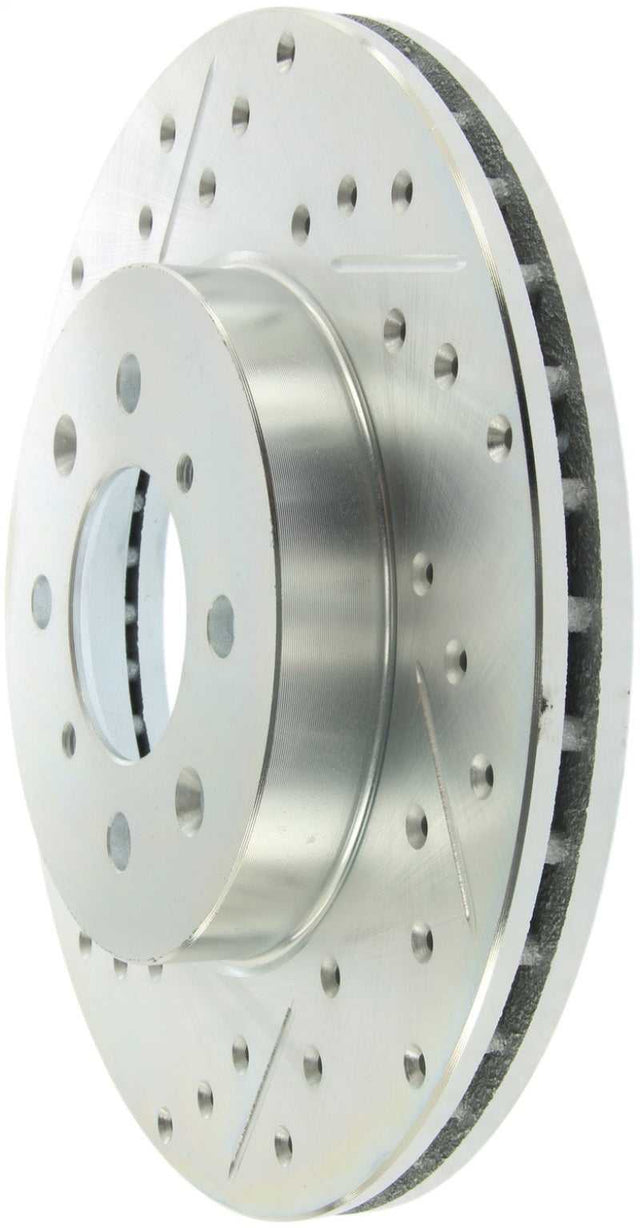 Stoptech 227.40021R StopTech Select Sport 90-01 Acura Integra (exc. Type R) Slotted and Drilled Right Front Rotor