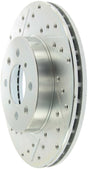 Stoptech 227.40021R StopTech Select Sport 90-01 Acura Integra (exc. Type R) Slotted and Drilled Right Front Rotor