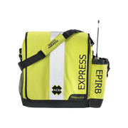 2279 Acr Electron Rapidditch Express safety bag with high-visibility reflective strips, carry handle, and EPIRB compartment.
