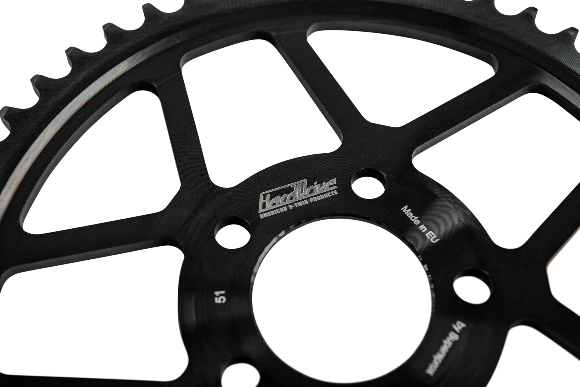Harddrive Rear Steel Sprocket RFE-7080_WPS:49-Black - 49T Flat 84-22 RFE-7080_WPS:49-BLK