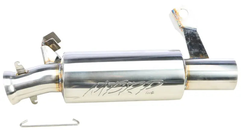 Shiny metal exhaust muffler for 2280314 Performance Exhaust Race Silencer, high-performance exhaust race part
