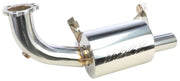 Polished stainless steel exhaust muffler for 229T610 Performance Exhaust Trail Series