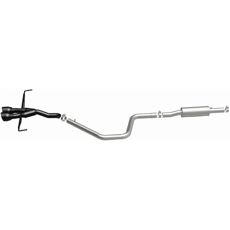 Magnaflow 19455 MagnaFlow 2019 Hyundai Veloster 1.6L 2.5in Center Exit Stainless Steel Cat-Back Exhaust w/Blk Tips