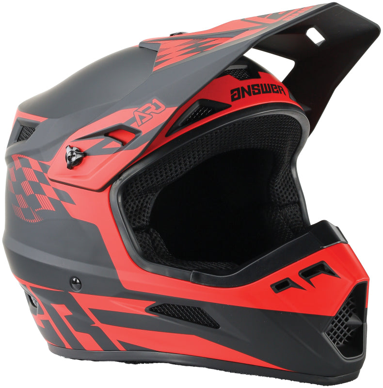 Answer AR1 Sweep Helmet Black/Red Youth - Large - Answer