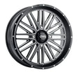 ITP Momentum Wheel Blk/Mac 22x6.5 4/137 4+2.5 (+10mm) for Powersports