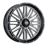 ITP Momentum Wheel Blk/Mac 22x6.5 4/137 4+2.5 (+10mm) for Powersports