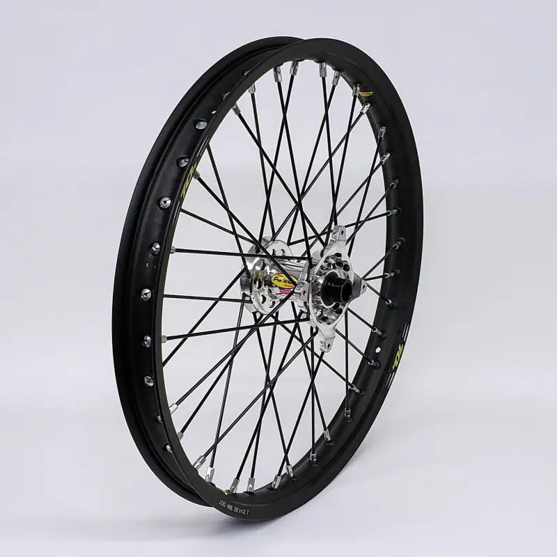 23-1101221 Pro-Wheel Wheel Front 1.60X21 Silver Hub Blk Rim/Blk Spoke/Sil Nipple - RV and Auto Parts