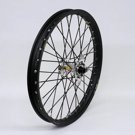 23-1101221 Pro-Wheel Wheel Front 1.60X21 Silver Hub Blk Rim/Blk Spoke/Sil Nipple - RV and Auto Parts