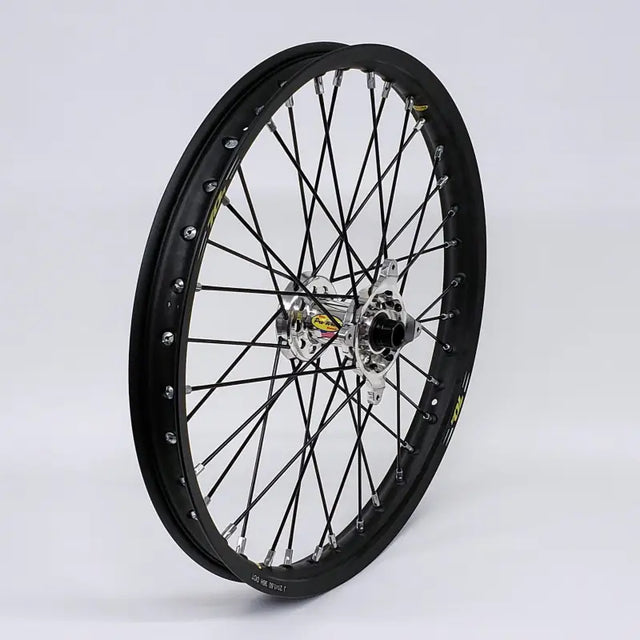 23-1101221 Pro-Wheel Wheel Front 1.60X21 Silver Hub Blk Rim/Blk Spoke/Sil Nipple - RV and Auto Parts