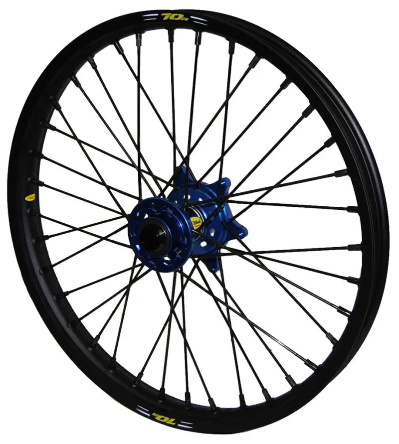 23-2603242 Pro-Wheel Wheel Front 1.60X21 Blue Hub Blk Rim/Gld Spoke/Blk Nipple - Wheels