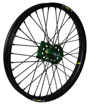 23-2605222 Pro-Wheel Wheel Front 1.60X21 Green Hub Blk Rim/Blk Spoke/Blk Nipple - RV and Auto Parts