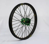 23-2905422 Pro-Wheel Wheel Front 1.60X21 Green Hub Gld Rim/Blk Spoke/Blk Nipple - Wheels
