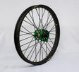 23-2905424 Pro-Wheel Wheel Front 1.60X21 Green Hub Gld Rim/Blk Spoke/Gld Nipple - Wheels