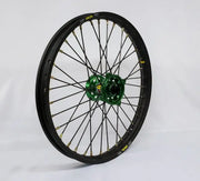23-2905424 Pro-Wheel Wheel Front 1.60X21 Green Hub Gld Rim/Blk Spoke/Gld Nipple - Wheels