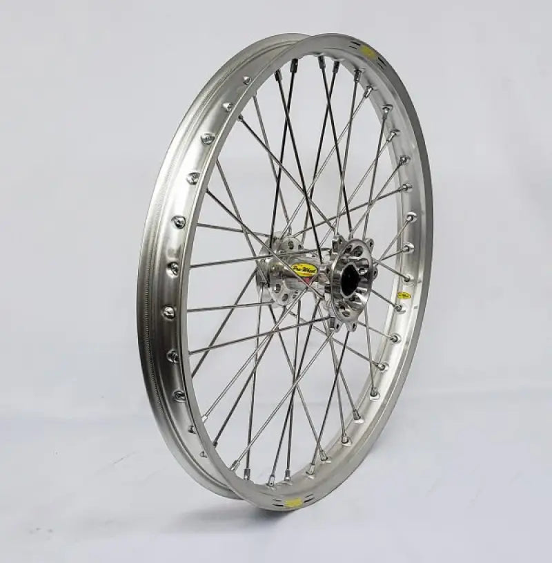 23-3101121 Pro-Wheel Wheel Front 1.60X21 Silver Hub Sil Rim/Blk Spoke/Sil Nipple - Wheels
