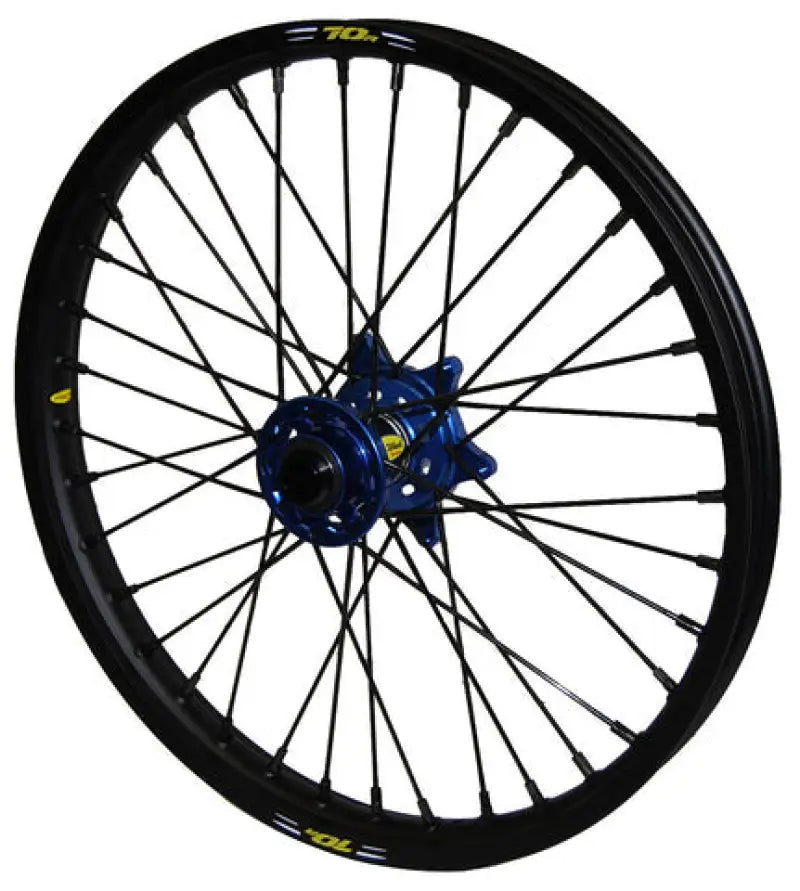 23-3103124 Pro-Wheel Wheel Front 1.60X21 Blue Hub Sil Rim/Blk Spoke/Gld Nipple - Wheels
