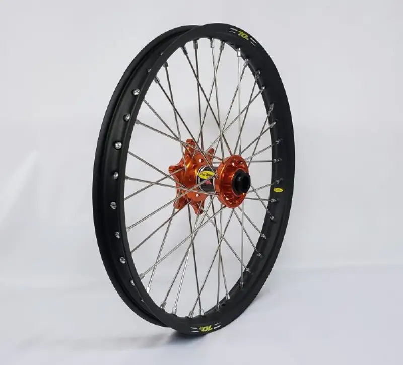 23-3106421 Pro-Wheel Wheel Front 1.60X21 Orange Hub Gld Rim/Blk Spoke/Sil Nipple - Wheels
