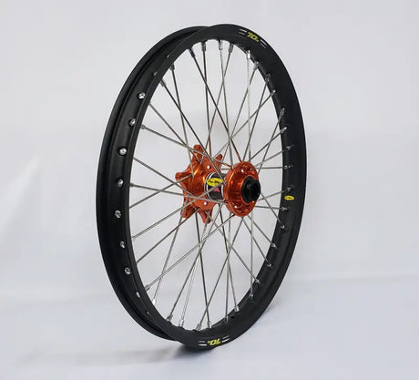23-3106422 Pro-Wheel Wheel Front 1.60X21 Orange Hub Gld Rim/Blk Spoke/Blk Nipple - Wheels