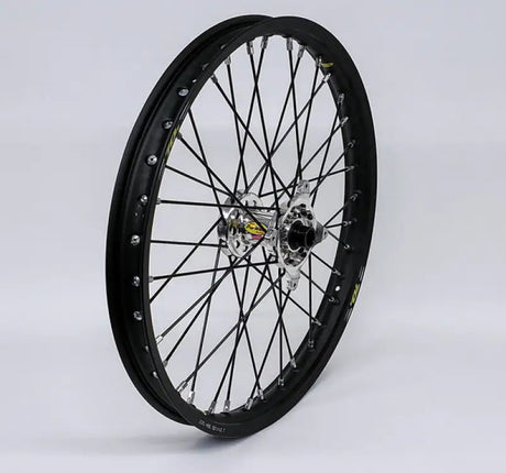 23-4501224 Pro-Wheel Wheel Front 1.60X21 Silver Hub Blk Rim/Blk Spoke/Gld Nipple - Wheels