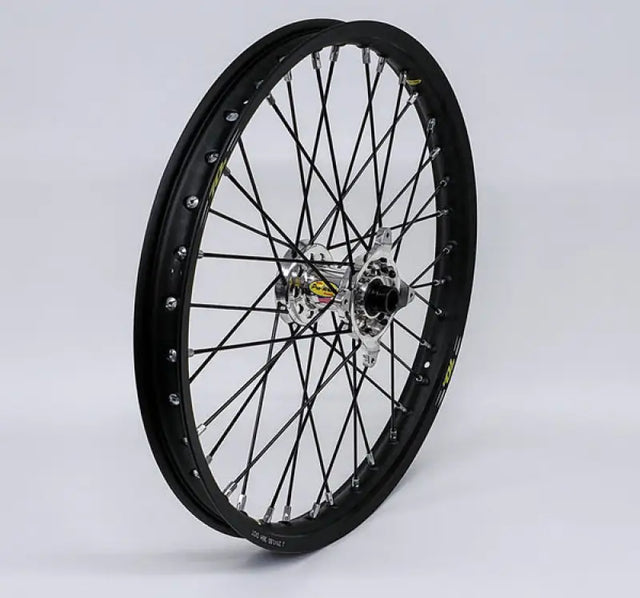 23-4501224 Pro-Wheel Wheel Front 1.60X21 Silver Hub Blk Rim/Blk Spoke/Gld Nipple - Wheels