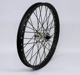 23-4508212 Pro-Wheel Wheel Front 1.60X21 Yellow Hub Blk Rim/Sil Spoke/Blk Nipple - Wheels