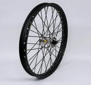 23-4508212 Pro-Wheel Wheel Front 1.60X21 Yellow Hub Blk Rim/Sil Spoke/Blk Nipple - Wheels