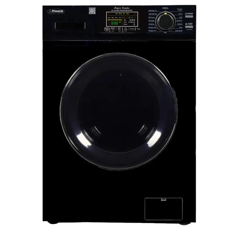 23-4800 V BLACK Pinnacle Combo Washer Dryer Vented Black