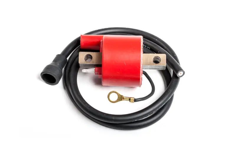 Red ignition coil with black cable from 23-501 Ignition Coil for vehicles