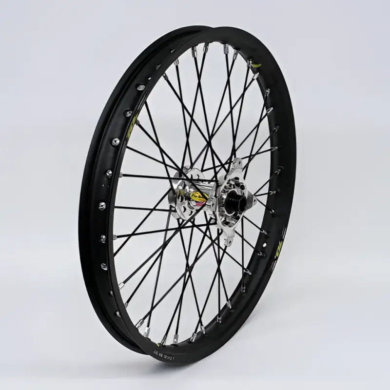 23-5102121 Pro-Wheel Wheel Front 1.60X21 Black Hub Sil Rim/Blk Spoke/Sil Nipple - Wheels