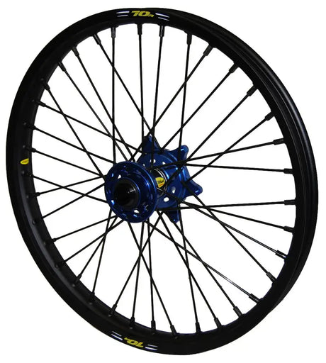 23-5103242 Pro-Wheel Wheel Front 1.60X21 Blue Hub Blk Rim/Gld Spoke/Blk Nipple - Wheels